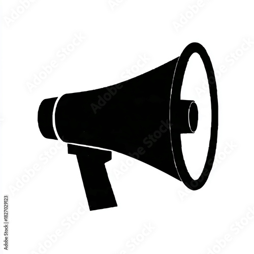 Megaphone Projecting Voice Loudly

