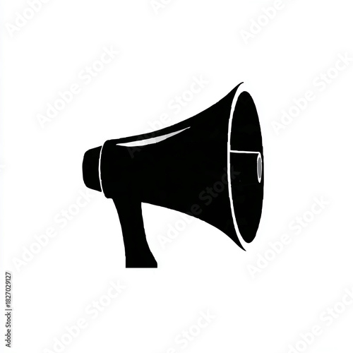 Megaphone Projecting Voice Loudly

