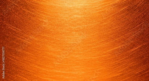 Textured copper background with a bright, warm gradient and subtle scratches providing a rich, metallic sheen