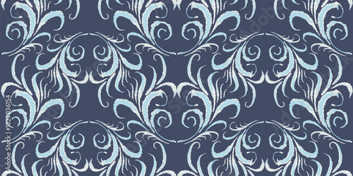 Frozen decorative design elements seamless pattern, christmas background, wallpaper, wrapping, textile, paper,vector illustration