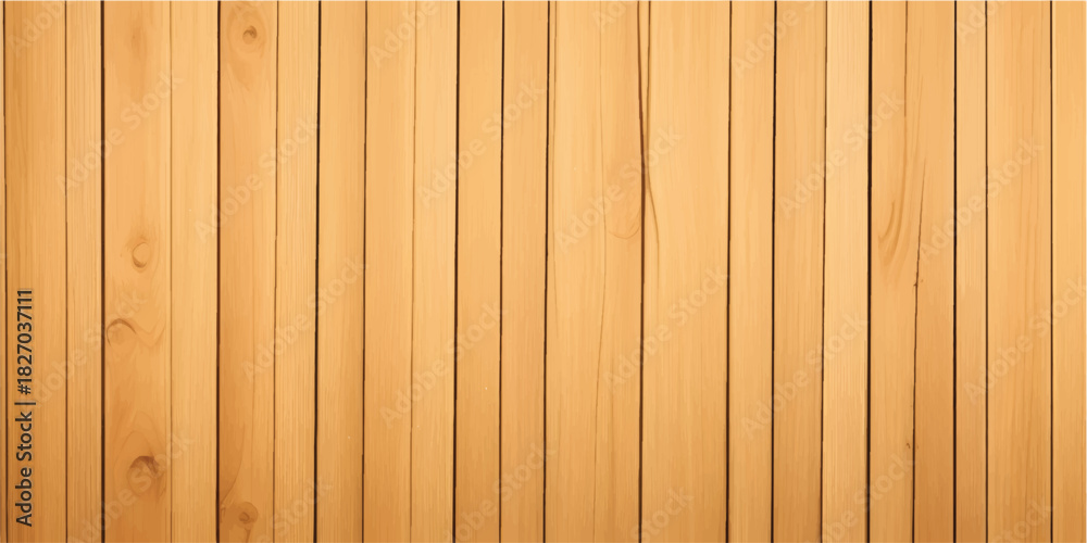 Naklejka premium Natural Soft Wooden Plank Background Featuring Light Retro Grain Patterns Ideal for Product Mockups, Branding, Posters and Minimal Layouts