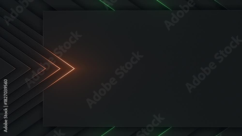 This stock motion graphic video include clip of Tech Flow Dark Panels