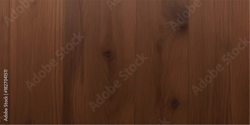 Dark brown hardwood planks feature an old, natural grain pattern on the textured wooden wall surface