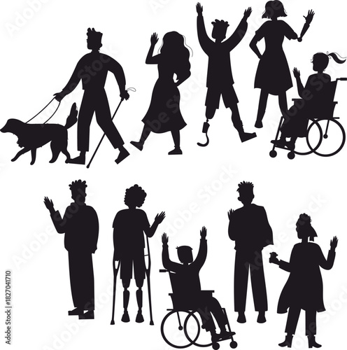 traveling couple for adventure silhouettes