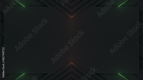 This stock motion graphic video include clip of Tech Flow Dark Panels