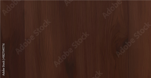 A natural dark brown oak wood grain texture pattern for floor, plank, or panel background surface design
