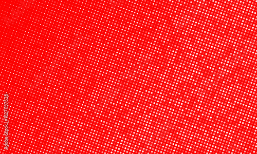 Closeup of vibrant red woven fabric texture.