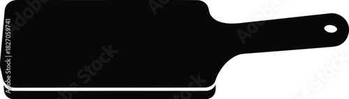 Silhouette of a wooden beer stein with handle