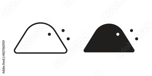 Mound icon for your website design, logo, app, UI. EPS10
