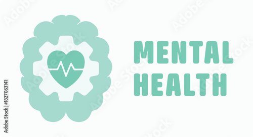 Wellness, emotions, world, mental health, day, feelings, mind, healthy, brain, heart, psychologist, medicine. Treatment, cure, love, health, doctor, hospital, mind. Set, vector, icon