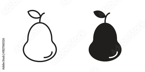 Pear icon for your website design, logo, app, UI. EPS10