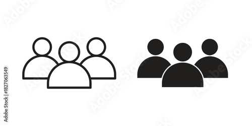 people icon for your website design, logo, app, UI. EPS10