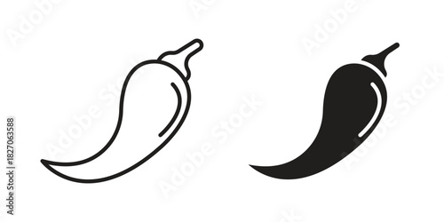 Pepper icon for your website design, logo, app, UI. EPS10