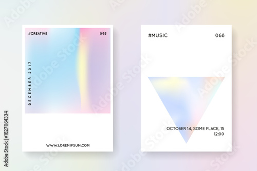 Spectrum Mesh. Neon Background. Blue Gradient Cover. Pastel Concept. Minimal Pattern. Business Pearl Brochure. Crystal Banner. Violet Spectrum Mesh