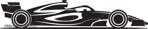 racecar editable vector for motorsport poster and logo use