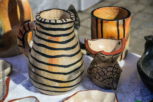 The artisanal pottery of Sejnane womens, Tunisia