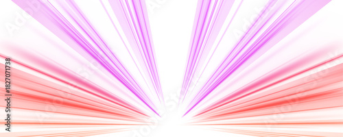 Curved neon lines collide in a vibrant swirl of velocity. The glowing forms stretch forward as if pulled by unseen force. This illustration captures intense digital motion.