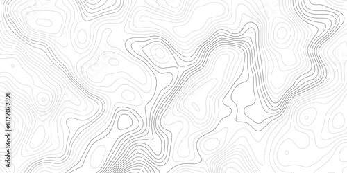 The concept map of a conditional geography scheme and the terrain path. Isolated Object. 