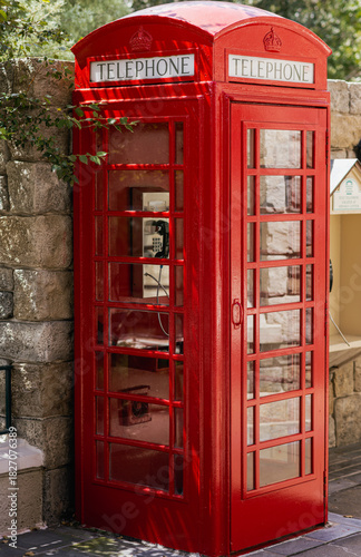 British telephone booth