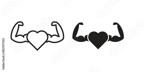 Strong heart icon