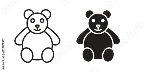 Teddy bear icon