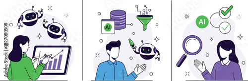 Artificial intelligence, data analysis, machine learning, business intelligence