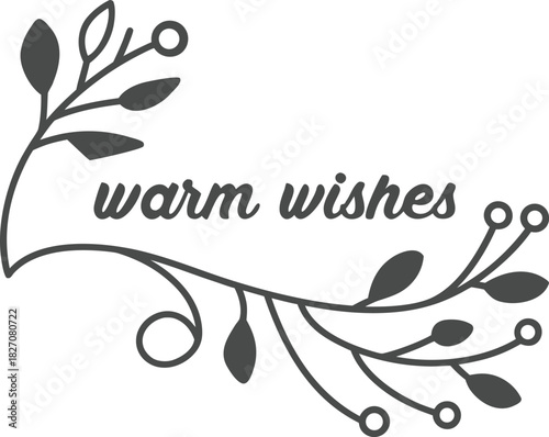 Abstract vector floral design with nature elements for spring decoration frame and card illustration