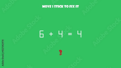 Matchstick Equation Puzzle