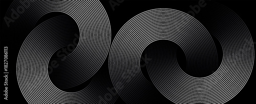 Abstract Particle Technology Background Design. Abstract wave moving point flow particles, high tech background design for brochure, flyer, magazine, business card, banner.