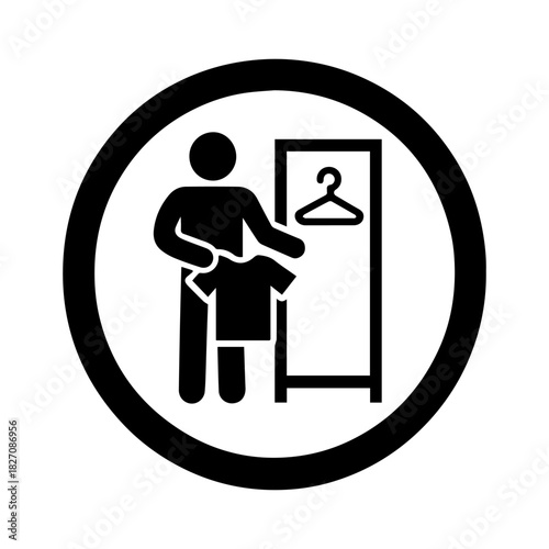 changing area sign vector icon on a white background
Vector warning sign icon