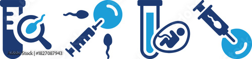 reproduction., fertilization, light, fertility, fourth, medical, syringe, healthcare/, collection, [converted], sperm, pregnancy, baby, glass, treatment, with, fetus, embryo, icons, needle, focusing