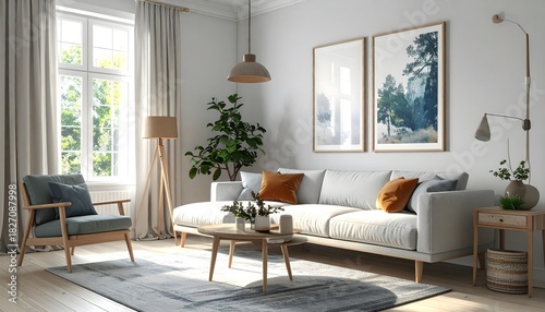 Wallpaper Mural Title: Serene Scandi: Realistic Depictions of Beautiful, Cool, and Super Modern Scandinavian Home Decor Torontodigital.ca