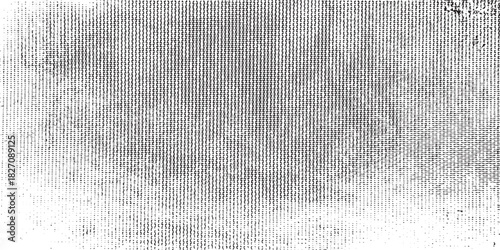 Abstract vector noise. Small particles of debris and dust. Distressed uneven background. Grunge texture overlay with fine grains isolated on white background. Vector illustration. EPS10.