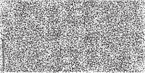 Abstract vector noise. Small particles of debris and dust. Distressed uneven background. Grunge texture overlay with fine grains isolated on white background. Vector illustration. EPS10.