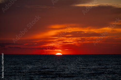 Sunset over Chesapeake bay