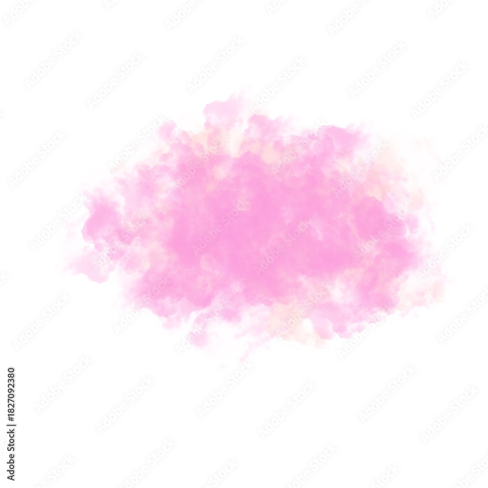 Fototapeta premium pink abstract watercolor white background 
