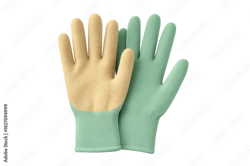 Obraz premium Pair of gardening work gloves providing hand protection