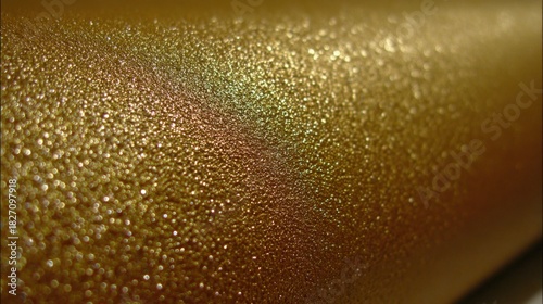 Wallpaper Mural Golden glitter texture with shimmering light, abstract background for festive designs and luxurious themes Torontodigital.ca