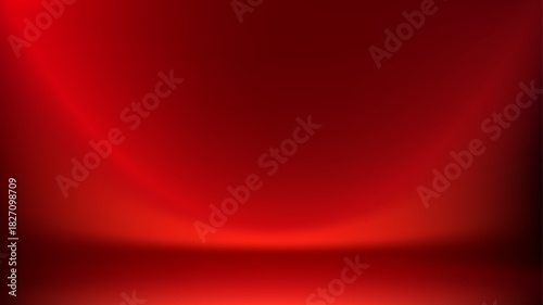Gradient red bg limbo backdrop. Minimal studio wallpaper. Smooth silk