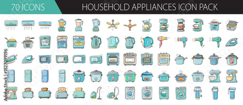 Household Appliances icon pack