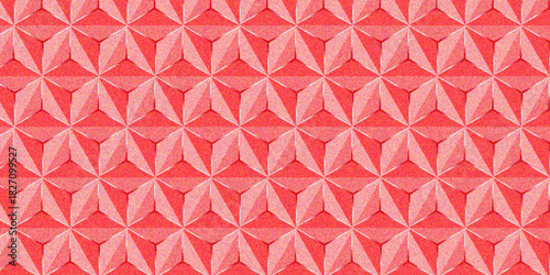 Seamless geometric pattern with pink and vintage triangle shapes for textile and wallpaper design