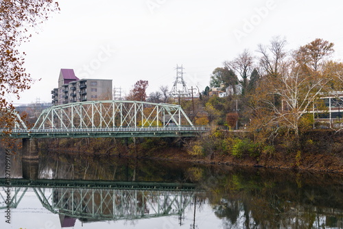 Pencoyd Bridge which spans the Schuylkill River between Manayunk and Pencoyd (Bala Cynwyd)