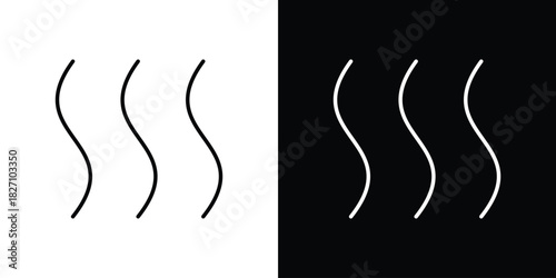 Heat icons vector.Editable stroke.linear style sign for use web design