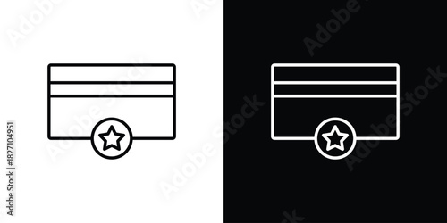 Loyalty program icons vector.Editable stroke.linear style sign for use web design