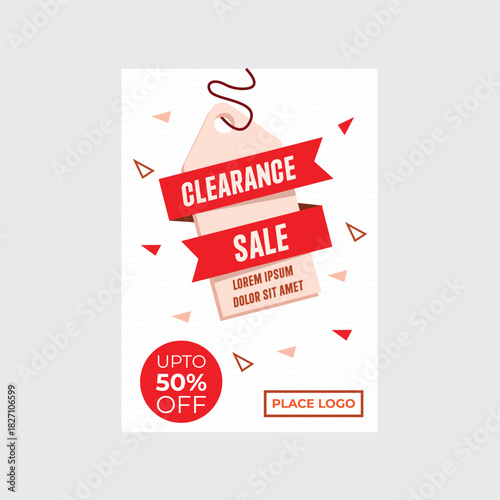 Clearance Sale Banner & Flyer Template