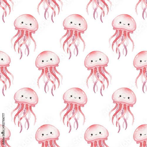 seamless pattern with mushrooms