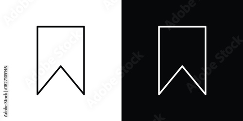 Save post icons vector.Editable stroke.linear style sign for use web design