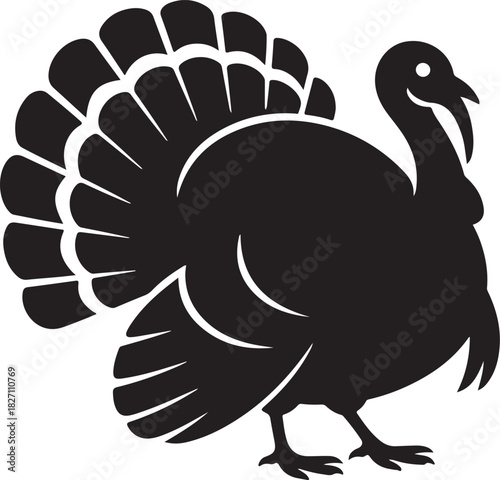 turkey on a white background