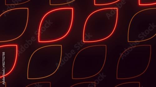 Vibrant red and yellow lines create a striking pattern in this image, possibly serving as a design element suitable for digital platforms such as websites or apps