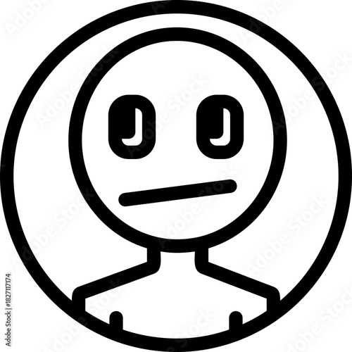 Character expressing an emotion. Can be used as emoji or avatar.
